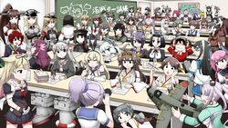  6+girls :&lt; :3 :o ;d ahoge aircraft airplane akagi_(kancolle) akitsu_maru_(kancolle) akitsushima_(kancolle) alternate_hair_color amatsukaze_(kancolle) antenna_hair aoba_(kancolle) arm_up backpack bag bare_shoulders belt bismarck_(kancolle) black_eyes black_gloves black_hair black_hat black_ribbon black_serafuku black_skirt blonde_hair blouse blue_hair blue_skirt blunt_bangs bodysuit book book_on_head braid breasts brown_hair camera capelet chalkboard chopsticks classroom closed_eyes commentary_request crescent crescent_hair_ornament crescent_pin crossed_arms desk detached_sleeves diving_mask diving_mask_on_head double_bun dress dress_shirt e16a_zuiun eating eating_during_class elbow_gloves enemy_aircraft_(kancolle) eyepatch fingerless_gloves flat_chest flying_boat folded_ponytail forehead_protector glasses gloves goggles goggles_on_head gradient_hair green_hair grey_hair hachimaki hair_between_eyes hair_bun hair_flaps hair_intakes hair_ornament hair_ribbon hair_tubes hairband hairclip half_updo halo hat headband headdress headgear hiei_(kancolle) high_ponytail hip_vent hiyou_(kancolle) holding holding_camera i-168_(kancolle) i-19_(kancolle) i-58_(kancolle) i-8_(kancolle) ikazuchi_(kancolle) inazuma_(kancolle) indoors jacket japanese_clothes jintsuu_(kancolle) jun&#039;you_(kancolle) kaga_(kancolle) kantai_collection kirigakure_(kirigakure_tantei_jimusho) kirishima_(kancolle) kisaragi_(kancolle) kitakami_(kancolle) kongou_(kancolle) large_breasts leaning_back lifebuoy light_brown_hair littorio_(kancolle) long_hair long_sleeves looking_at_viewer looking_back looking_to_the_side low_twintails magnifying_glass maru-yu_(kancolle) mechanical_halo medium_breasts messy_hair midriff mikuma_(kancolle) military military_hat military_uniform mini_hat miniskirt mogami_(kancolle) multicolored_clothes multicolored_gloves multicolored_hair multiple_girls muneate murakumo_(kancolle) mutsu_(kancolle) mutsuki_(kancolle) nagato_(kancolle) naka_(kancolle) neckerchief necktie nenohi_(kancolle) nishikitaitei-chan nontraditional_miko northern_ocean_princess o_o object_on_head one-piece_swimsuit one_eye_closed ooi_(kancolle) ooyodo_(kancolle) open_hands open_mouth pale_skin paper parted_bangs peaked_cap pen pink_hair pleated_skirt ponytail purple_hair randoseru red_hair remodel_(kantai_collection) rensouhou-chan rensouhou-kun ribbon ribbon-trimmed_sleeves ribbon_trim roma_(kancolle) ryuujou_(kancolle) sailor_collar sailor_dress scarf school_swimsuit school_uniform scrunchie semi-rimless_eyewear sendai_(kancolle) serafuku shimakaze_(kancolle) shirt short_hair short_hair_with_long_locks shorts shoukaku_(kancolle) side_ponytail sidelocks single_braid sitting skirt sleeveless sleeveless_shirt small_breasts smile spiked_hair swim_ring swimsuit swimsuit_under_clothes taihou_(kancolle) tatsuta_(kancolle) tenryuu_(kancolle) thighhighs tokitsukaze_(kancolle) translation_request tress_ribbon tri_tails turret twintails two_side_up under-rim_eyewear uniform unworn_eyewear visor_cap wavy_hair white_gloves white_hair white_one-piece_swimsuit white_scarf wide_sleeves yamato_(kancolle) yukikaze_(kancolle) yuudachi_(kancolle) zettai_ryouiki zuikaku_(kancolle) |_| 