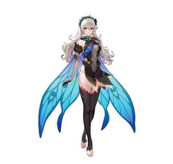  bare_shoulders breasts cape closed_mouth commentary_request corrin_(female)_(fire_emblem) corrin_(female)_(resplendent)_(fire_emblem) corrin_(fire_emblem) covered_navel dress ekao elbow_gloves feet female fire_emblem fire_emblem_fates fire_emblem_heroes full_body gloves gradient_clothes hair_ornament hairband hand_on_own_chest hand_up highres long_hair looking_at_viewer medium_breasts official_alternate_costume official_art panty_straps red_eyes see-through shiny_clothes short_dress sleeveless sleeveless_dress solo standing thighhighs thighs thorns toeless_legwear toes turtleneck white_background white_hair wing_cape 