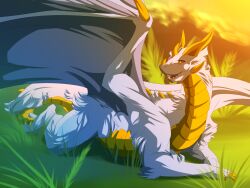  dragon european_mythology feral fur furred_dragon furred_scalie hi_res hyruu male mythological_creature mythological_scalie mythology scalie solo tabirs western_dragon wings 