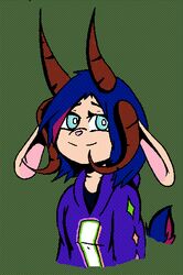  ambiguous_gender android anthro bovid caprine clothing cybernetics digital_media_(artwork) dithering domestic_sheep hoodie horn machine mammal pixel_(artwork) riv rivit_(riv) robot sheep solo thekitsunegamer topwear 