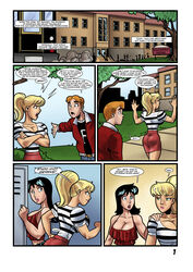  1boy 2girls archie_andrews archie_comics betty_and_veronica betty_and_veronica_in_:_once_you_go_black betty_cooper big_breasts blonde_hair breasts busty cleavage comic english_text hair hourglass_figure kennycomix kennycomix&#039;s_riverdale_stories page_1 rabies-t-lagomorph text veronica_lodge voluptuous 