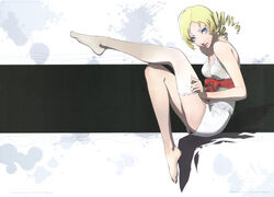  bra catherine_(character) catherine_(game) cleavage feet soejima_shigenori thighhighs 