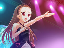  bad_id bad_pixiv_id brown_eyes brown_hair cute_&amp;_girly_(idolmaster) dress female hairband idolmaster idolmaster_(classic) long_hair minase_iori saijou_satoru solo 