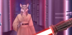 alien anthro apprentice asian_clothing belt bothan canid canine canis cedess_velkaas clothed clothing colored darth_maul digital_drawing_(artwork) digital_media_(artwork) duel duel_of_the_fates duo east_asian_clothing female fight fur hair hi_res hilt holding_object holding_weapon japanese_clothing jedi jedi_tunic kimono laser laser_beam lightsaber male male/female mammal master melee_weapon mentor obi-wan_kenobi qui-gon_jinn red_lightsaber robe science_fiction shirt sith sith_lord solo standing star_wars story story_at_source story_in_description sword text topwear tunic url weapon widescreen wolf zabrak 