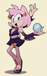  amy_rose anthro breasts eulipotyphlan female fuckwolfamy green_eyes hedgehog mammal sega slim small_breasts solo sonic_the_hedgehog_(series) 