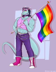  anthro briefs clothing collar crown digit_ring disney dragons-and-lizards eyeshadow femboy flag flag_(object) headgear hi_res holding_flag holding_object jewelry lgbt_pride makeup male pride_color_flag pride_colors rainbow_flag rainbow_pride_colors rainbow_pride_flag rainbow_symbol ring sagging_pants septarian six-stripe_rainbow_pride_colors solo star_vs._the_forces_of_evil texaskingofthegeeks toffee_(svtfoe) translucent translucent_clothing underwear wedding_ring white_clothing white_underwear 