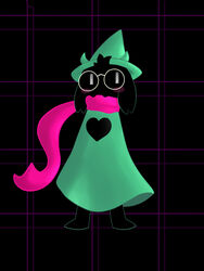  2018 3:4 absurd_res ambiguous_gender anthro bovid caprine clothed clothing darkner deltarune digital_media_(artwork) eyewear flying_afro fur glasses goat hat headgear headwear hi_res mammal ralsei scarf solo undertale_(series) 