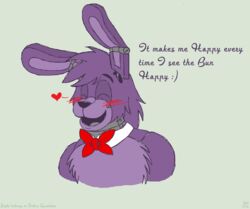  2016 animatronic anthro avj_(artist) bonnie_(fnaf) closed_eyes english_text five_nights_at_freddy&#039;s hi_res lagomorph leporid machine male mammal rabbit robot scottgames simple_background solo text white_background 