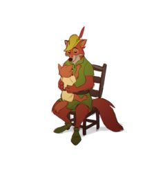  anthro canid canine clothing disney fox fur hat headgear headwear hi_res male mammal orange_body orange_fur red_fox ritwell robin_hood robin_hood_(disney) simple_background true_fox 