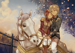  akagami_no_shirayukihime animal cheese_kang horse male shirayuki_(akagami_no_shirayukihime) zen_wistalia 