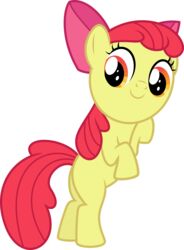  2015 absurd_res alpha_channel apple_bloom_(mlp) earth_pony equid equine female feral friendship_is_magic hasbro hi_res horse mammal masemj my_little_pony pony simple_background smile solo transparent_background 