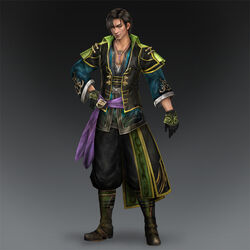  1boy fa_zheng male male_focus shin_sangoku_musou solo 