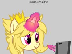  age3rcm animated equid equine fan_character female feral friendship_is_magic glowing hasbro hooves horse magic magic_user mammal my_little_pony pony short_playtime solo wacom 