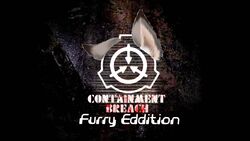  advertisement english_text fluffy furry_ears gamejolt logo scp_containment_breach scp_foundation text zero_pictured 