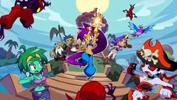  alternate_costume blonde_hair blue_eyes blue_hair bolo_(shantae) brown_eyes capcom character_request choker dark_skin earrings green_hair green_skin hair_tubes harem_pants hoop_earrings jewelry long_hair lots_of_jewelry matt_bozon midriff mimic_(shantae) official_art pants photoshop pointy_ears ponytail purple_hair purple_skin red_eyes risky_boots rottytops shantae shantae_(character) sky_(shantae) tan_skin tiara tinkerbat very_long_hair wayforward wrench_(shantae) 