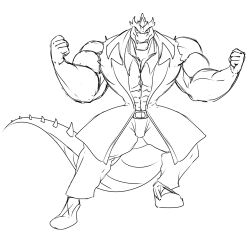  clothing dragmon hi_res lizard male muscular reptile scalie 