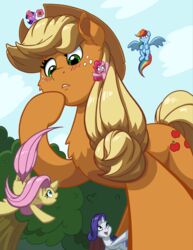  2017 applejack_(mlp) blush equid equine female feral fluttershy_(mlp) friendship_is_magic group hasbro hi_res horn horse latecustomer macro mammal mane_six_(mlp) my_little_pony mythological_creature mythological_equine mythology pegasus pinkie_pie_(mlp) pony rainbow_dash_(mlp) rarity_(mlp) twilight_sparkle_(mlp) unicorn wings 