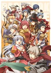  4girls 6+boys animal_around_neck animal_ears animal_on_head armor assassin_(ragnarok_online) assassin_cross_(ragnarok_online) bandages bangle bird bird_on_head biretta black_coat black_hair black_shirt black_wings blonde_hair blue_bow blue_eyes blue_hair border bow bow_(weapon) bracelet brown_cape brown_capelet brown_eyes brown_gloves brown_hair brown_shirt brown_shorts cape capelet cat_ears chick closed_mouth coat commentary_request crop_top cross cross_necklace dagger detached_sleeves dress emoticon falcon fingerless_gloves fox fox_mask fur-trimmed_cape fur-trimmed_gloves fur-trimmed_shirt fur-trimmed_shorts fur_trim gloves goblin_mask green_eyes grey_hair grey_pants hair_between_eyes hairbow hat head_wings high_heels high_priest_(ragnarok_online) holding holding_bow_(weapon) holding_dagger holding_knife holding_weapon hood hooded_coat horns hunter_(ragnarok_online) interlocked_fingers jacket jamadhar jewelry juliet_sleeves knife long_hair long_sleeves looking_at_viewer mask mask_on_head medium_hair monk_(ragnarok_online) multicolored_coat multiple_boys multiple_girls navel necklace on_head open_clothes open_coat open_mouth open_shirt pants pants_under_shorts pauldrons pelvic_curtain pink_hair priest_(ragnarok_online) professor_(ragnarok_online) puffy_sleeves purple_hair purple_pants purple_shirt ragnarok_online red_bow red_coat red_dress red_eyes red_scarf red_shirt red_sleeves rukira sash scarf shirt short_hair short_sleeves shorts shoulder_armor sleeveless sleeveless_dress sleeveless_shirt smile sniper_(ragnarok_online) sparkle spiked_hair striped_sleeves thighhighs top_hat torn_clothes torn_scarf two-tone_coat two-tone_dress two-tone_shirt upper_body vambraces weapon white_border white_bow white_cape white_coat white_dress white_hair white_jacket white_legwear white_sash white_wings wings wizard_(ragnarok_online) wristband yellow_shirt 