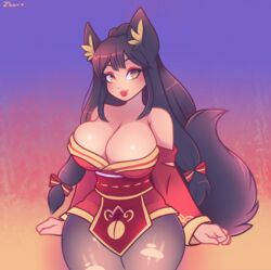  animal_humanoid asian_clothing bare_shoulders big_breasts big_tail bottomwear breasts canid canid_humanoid canine canine_humanoid cat_humanoid cat_tail cleavage clothed clothing dark_hair east_asian_clothing eyeshadow felid felid_humanoid feline feline_humanoid female fluffy fluffy_ears fluffy_tail fox_humanoid hair hair_bun hi_res holidays huge_breasts humanoid japanese_clothing kimono legwear lips long_hair makeup mammal mammal_humanoid miniskirt new_year new_year_2022 pants red_lips sitting skimpy skirt solo stockings tail thick_thighs torn_bottomwear torn_clothing torn_legwear torn_pants torn_stockings twintails warm_colors yellow_eyes yukata zharxart 