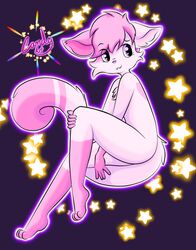  ambiguous_gender anthro candycat candykat_(character) domestic_cat felid feline felis hi_res male mammal nude pink_body solo 