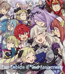  6+boys 6+girls armor azura_(fire_emblem) butler camilla_(fire_emblem) cape commentary_request corrin_(female)_(fire_emblem) corrin_(fire_emblem) cup drill_hair elise_(fire_emblem) english_text felicia_(fire_emblem) fire_emblem fire_emblem_fates flora_(fire_emblem) gloves gunter_(fire_emblem) hinoka_(fire_emblem) hiyori_(rindou66) jakob_(fire_emblem) japanese_clothes leo_(fire_emblem_fates) lilith_(fire_emblem) long_hair looking_at_viewer maid multiple_boys multiple_girls pauldrons ryoma_(fire_emblem) sakura_(fire_emblem) short_hair shoulder_armor smile takumi_(fire_emblem) tea_set teacup teapot xander_(fire_emblem) 