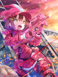  gun llenn sword_art_online_alternative:_gun_gale_online sysen uniform 