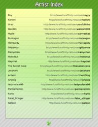  2016 absurd_res artist_name chart english_text gradient_background green_theme hi_res index information information_list list name_list not_furry pattern_background simple_background striped_background text url ursofofinho zero_pictured 