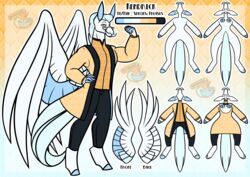  absurd_res english_text equid equine facial_hair hi_res horse iimokookie indigos kendrick mammal model_sheet moustache mythical mythological_creature mythological_equine mythology pegasus sheet_(disambiguation) text unknown_species wings 