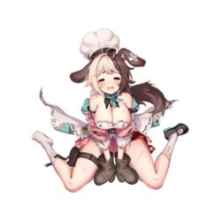  animal_ear_fluff animal_ears ankle_socks apron back_bow bandaid_on_ear bare_shoulders belt black_belt black_footwear blush bow breasts brown_hair chef_hat chocolate chocolate_on_body chocolate_on_breasts chocolate_on_head chocolate_on_legs closed_eyes crossed_bandaids cuts dispenser dog_ears dog_girl dog_tail dress female food_on_body full_body green_neckerchief grey_hair hachiko_of_castling hat heart highres huge_bow injury large_breasts last_origin low_twintails mary_janes mel_(dodosae) mint mint_chocolate multicolored_hair neckerchief oerba_yun_fang off-shoulder_dress off_shoulder official_alternate_costume official_art open_mouth oven_mitts pink_dress pouch puffy_sleeves shoes short_twintails sidelocks simple_background single_shoe sitting socks solo spice split-color_hair tachi-e tail tearing_up thick_thighs thigh_belt thigh_pouch thigh_strap thighs third-party_source tongue torn_apron torn_bow torn_clothes torn_dress torn_neckerchief torn_sleeves torn_socks transparent_background twintails two-tone_hair valentine wariza white_apron white_bow white_hat white_socks 