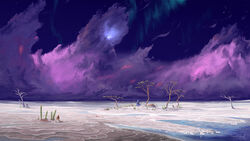  16:9 2020 anthro aurora_(phenomenon) cactus clothed clothing cloud crook desert detailed_background digital_media_(artwork) dragon electricity hi_res landscape lightning male mythological_creature mythological_scalie mythology night outside phyn plant robe salt_flat scalie sky skyscape solo staff star starry_sky storm themefinland tree walking_stick water widescreen wingless_dragon 