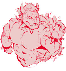  absurd_res anthro armband bowser collar don_conej0 dragon hair hi_res holding_object horn koopa male mario_bros muscular muscular_male mythological_creature mythological_scalie mythology nintendo open_mouth parent_(lore) pecs scalie shell simple_background solo spiked_armband spiked_collar spiked_shell spikes spikes_(anatomy) star star_(mario_bros) teeth text tongue wristband 