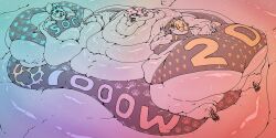  anthro ass belly big_belly big_breasts big_butt bodily_fluids breasts clothing expansion fat_rolls feet female flat_colors fluffy fluffy_tail food garden glistening glistening_body group hi_res huge_belly huge_breasts huge_butt huge_hips huge_thighs humanoid_feet hyper immobile midriff moomis morbidly_obese morbidly_obese_female multiple_chins neck_rolls neck_tuft obese obese_female overweight overweight_female plantigrade sitting soles sweat sweaty_body sweaty_butt sweaty_legs sweaty_thighs tail thick_thighs trio tuft weight_gain wide_hips 