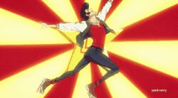  animated animated black_hair dandy_(space_dandy) lowres pose space_dandy 