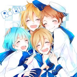  ensemble_stars! male mashiro_tomoya nito_nazuna seifuku shino_hajime tenma_mitsuru tsukino 