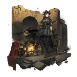  animal_ear_headwear animal_ears arknights ash_(rainbow_six_siege) ash_(ranger)_(rainbow_six_siege) assault_rifle baseball_cap black_dress black_hat boots brown_eyes brown_footwear brown_hair cat_ears diorama dress fake_animal_ears female fingerless_gloves full_body gloves grey_gloves gun h&amp;k_g36 hat heibaise_jiangshi highres long_hair looking_at_viewer official_alternate_costume official_art rainbow_six_siege rifle solo standing transparent_background weapon 