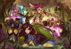  6+girls ass back bishop_(x-men) blink_(x-men) bodysuit bones cape claws dark_skin gambit gun hector_enrique_sevilla_lujan highres iceman_(x-men) kitty_pryde leotard lockheed magneto marrow_(x-men) marvel monster_boy monster_girl multiple_boys multiple_girls psylocke robot rouge rubble sash storm_(x-men) weapon wolverine x-men 