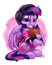  2018 4:5 alicorn big_eyes black_headphones black_headset book clothed clothed_feral clothing cutie_mark electronics english_text equid equine eyelashes feathered_wings feathers female feral friendship_is_magic gaming grin hair hasbro headgear headphones headset hi_res holding_object hooves horn league_of_legends looking_at_viewer mammal multicolored_hair multicolored_headphones multicolored_headset my_little_pony mythological_creature mythological_equine mythology playing_video_game portrait purple_body purple_eyes purple_feathers purple_headphones purple_headset riot_games shirt signature simple_background smile solo teeth tencent text topwear twilight_sparkle_(mlp) white_background whitediamonds wings 