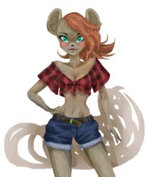  animated anthro big_ears blinking clothed clothing digital_media_(artwork) female hair jocelyn_(transmousky) looking_at_viewer loop mammal murid murine pixel_(artwork) pixel_animation rodent short_playtime simple_animation simple_background solo tirquaz waving_tail wood_mouse 