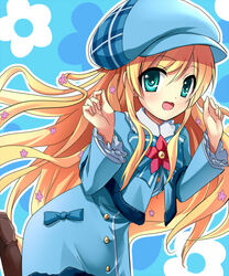  blonde_hair cordelia_glauca female hat kazuki_sanbi long_hair pantyhose solo tantei_opera_milky_holmes 