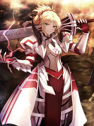  armor fate/apocrypha fate/stay_night saber_of_red_(fate/apocrypha) shiguru sword 