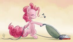  closed_eyes earth_pony equid equine female feral friendship_is_magic hair hasbro horse long_hair mammal my_little_pony pink_hair pinkie_pie_(mlp) pony signature simple_background solo whitediamonds 