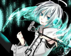  &atilde;&fnof;&rdquo;&atilde;&sbquo;&sup3; &atilde;&pound;&aelig;&rsquo;&acirc;&euro;&atilde;&pound;&acirc;&euro;&scaron;&acirc;&sup3; gray_hair grey_hair male male_focus microphone solo utatane_piko vocaloid 