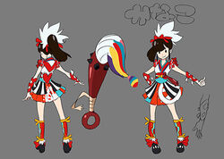  bandages black_eyes black_hair brush club_(weapon) dress female full_body grey_background hair_ribbon heart kanabou layered_dress long_hair lowres momoiro_clover_z momota_kanako multicolored_clothes multicolored_dress official_art outstretched_arm photoshop_(medium) ponytail production_art red_dress red_ribbon reference_sheet ribbon simple_background sleeveless sleeveless_dress smile spiked_club standing sushio thumbs_up weapon 