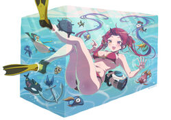  anchor animalization bikini bloop_(gawr_gura) blush breasts bubble cleavage commentary cup dokuro-kun_(houshou_marine) female fish flippers hair_ribbon halterneck heterochromia highres hololive hololive_english houshou_marine houshou_marine_(summer) large_breasts legs long_hair official_alternate_costume open_mouth orca peeper_(subnautica) red_bikini red_eyes red_hair ribbon sakamata_chloe seaglide_(subnautica) sharp_teeth skindentation skull_cup smile solo string_bikini subnautica swimsuit symbol-only_commentary takodachi_(ninomae_ina&#039;nis) teeth twintails underboob underwater vinhnyu virtual_youtuber yellow_eyes 