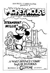  1928 20th_century absurd_res ancient_art anthro biped boat clothed clothing disney english_text fleischer_style_toon footwear hat headgear headwear hi_res inkblot male mammal mickey_mouse monochrome mouse murid murine official_art open_mouth open_smile public_domain rodent shoes smile solo steamboat steamboat_willie tail text thin_calves thin_legs thin_thighs toony ub_iwerks vehicle walter_elias_&quot;walt&quot;_disney watercraft 