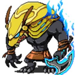  axe bakari blue_fire bottomwear clothing colored_fire deity demon egyptian egyptian_mythology fangame fangs fire growling kilt loincloth low_res melee_weapon metroidvania middle_eastern_mythology minion_of_set minions_of_set monster muscular mythology protagonist samurai_jack set_(deity) set_(species) set_beast shendyt tcrakman teeth thumbnail weapon 