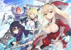  blue_oath dopoing long_hair sister_cleaire sword tagme water weapon 