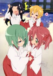  horiguchi_yukiko iwasaki_minami kobayakawa_yutaka lucky_star miko patricia_martin tamura_hiyori 