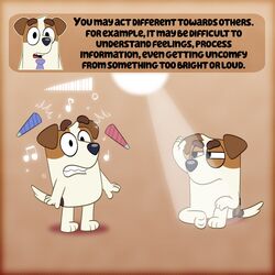  1:1 2021 anthro bluey_(series) canid canine canis clenched_teeth conditional_dnp dialogue digital_media_(artwork) domestic_dog educational einsamkeitus english_text floppy_ears fur hi_res hunting_dog jack_russell_(bluey) jack_russell_terrier kazoo light light_beam male mammal multicolored_body multicolored_fur multiple_images musical_instrument musical_note narrowed_eyes paws shadow simple_background sitting solo sun sunbeam sunlight tan_background teeth terrier text wind_instrument 