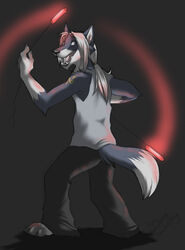  2008 anthro avoid_posting canid canine canis glowstick keihound khyle male mammal rave raver solo wolf 